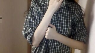 셔츠녀 몸매자랑 korean bj