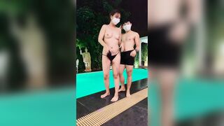 미친!! 파타야 풀빌라에서 현지인들과 난교파티 korean bj korean porn
