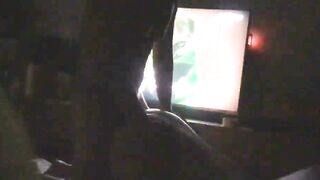 거실에서 TV앞 섹스부부 [거유녀] korean porn vip