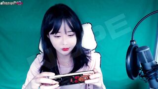 아프리카 방송 켜진줄 모르고 올노 방송사고