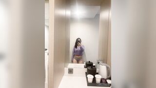 로지 호텔 자위 셀카녀 2