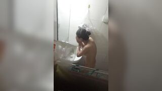 Young Women Taking the Shower China Sifangclub ipcam