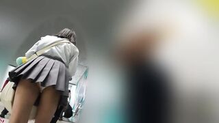 痴かん狂信者 #64【★4】激かわミニスカ美脚娘のサテンP越しの柔らかムチ尻に固くなったモノをガッツリ擦り付け成功 ipcam