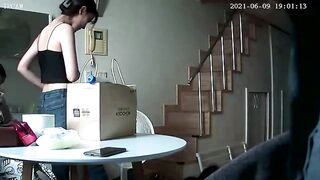 【割れカメラ】極上スチュワーデスの自宅日常露出 ipcam korean porn