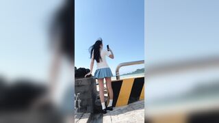 바람에 날리는 치마 귀여운 팬티 korean porn ipcam