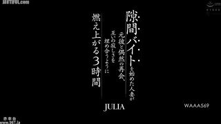 WAAA-569 A married woman who started a part-time job accidentally meets her ex-boyfriend, and the two of them passionately fill each other's Reducing Mosaic JAV