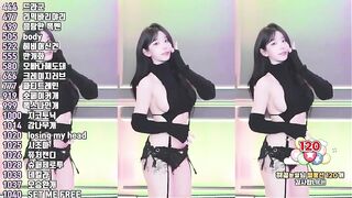 BJ 미디 섹시한 핫팬츠 터질듯한 젖가슴 korean bj