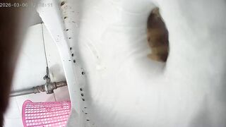 【最高画質トイレショット】大学寮シリーズ：排便アルバム - 15時間、女子学生200人以上 toilet 3 03-150526
