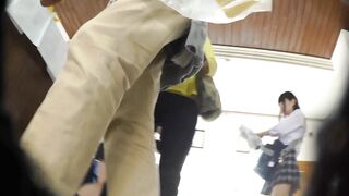 文化祭！Jちゃんのおぱんちゅアップでいただきました！パンチラ！ voyeur jp 160526
