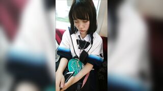 制服＋ジャージ＋寝顔のギャルJK voyeur jp 170526