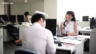 MIDE-824 Working late at night alone with a colleague in the office Reducing Mosaic JAV