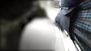 制服jk さかさんぽ no 004 居眠りjk食い込みパンツをこっそり接写 顔出し voyeur jp