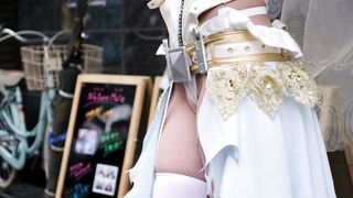 4k街撮り あそこの食い込みが半端ない美形コスプレギャル 詳細不明のネットで話題になった過激コスプレ voyeur jp