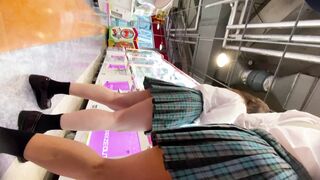 4名 青を下から頂きます voyeur jp