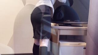 禁断 ホテルマンのお姉さんのパンチラ盗撮 5 voyeur jp