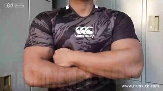 HUNK CHANNEL – COBL001 – COLORS BLACK～既婚ノンケX～、【特別先行配信】超S級マッチョモデル・既婚ノンケXは、黒いラグユニをまといロッカー室で生交尾!!奥をじっくり gays
