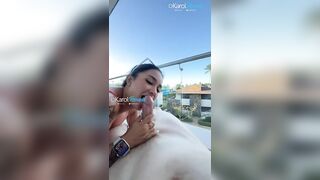 Karol Rosado Has Anal Sex On The Balcony OnlyFans