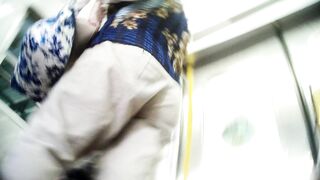 街逆さ撮り ３７ ｊｋ風４名 voyeur jp