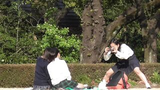 制服ｊｋ特集 vol 57 お花見特別編 voyeur jp 02