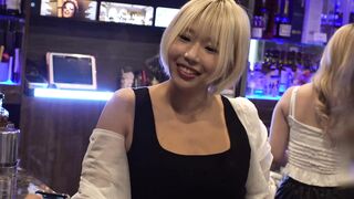 〔非コンプラ動画㊲〕ガールズバー集団痴●※歌舞伎町※キャスト（身長160cm前後、金髪ボブ) jvip
