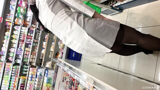 痴漢 携帯キャンギャルを追っかけ多目的トイレでおっぱい揉みまくってきた voyeur jp