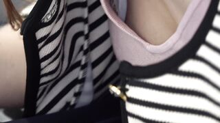激写お姉さん系デザイナー胸チラパンチラ youtubeの裏側撮っていました 2 voyeur jp
